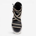 Load image into Gallery viewer, MINX PLAZA WOVEN BLACK RAFFIA
