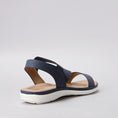 Load image into Gallery viewer, CC RESORTS QING NAVY - Women Sandals - Collective Shoes 
