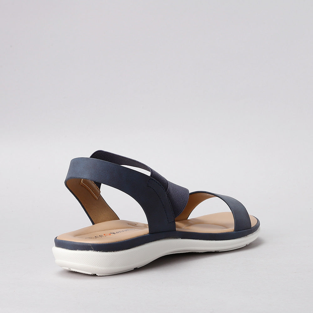 CC RESORTS QING NAVY - Women Sandals - Collective Shoes 