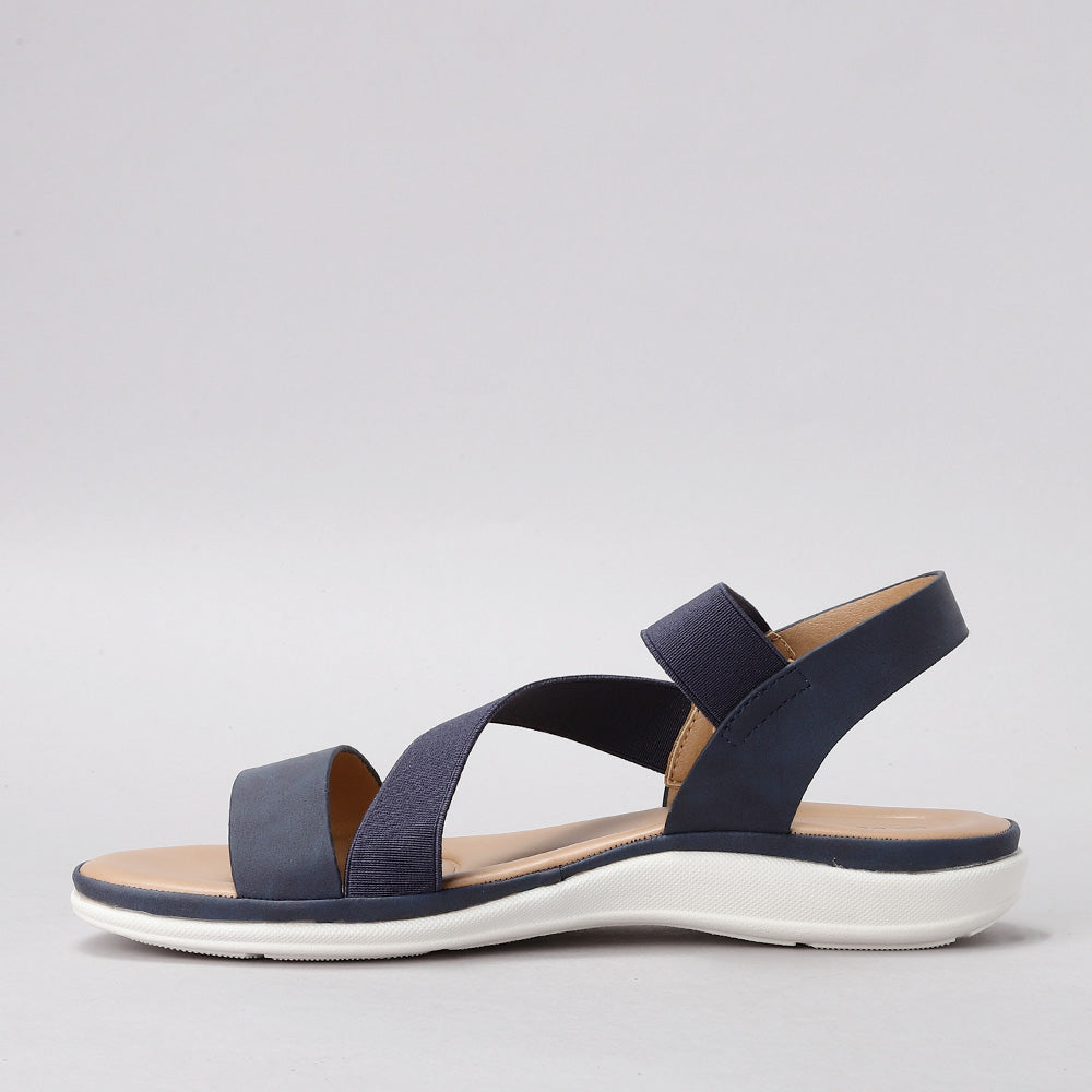 CC RESORTS QING NAVY - Women Sandals - Collective Shoes 