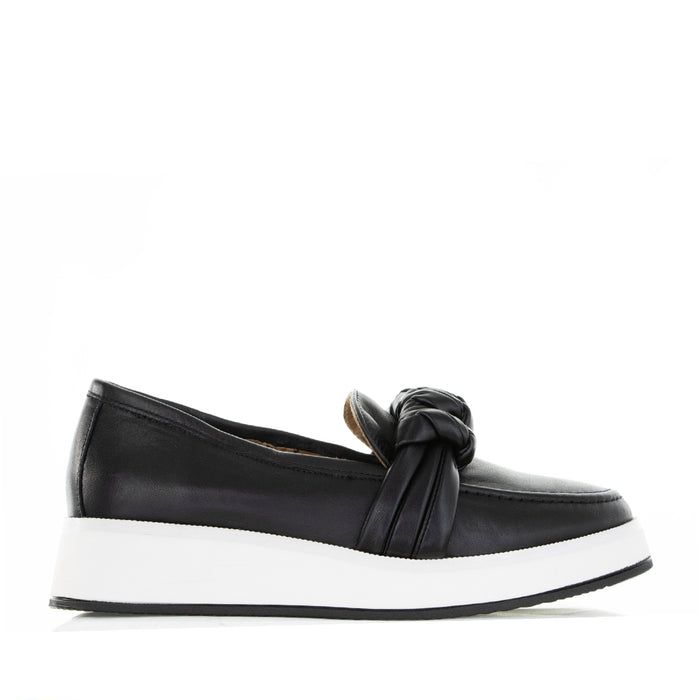 ALFIE & EVIE QUASH BLACK - Women Loafers - Collective Shoes 