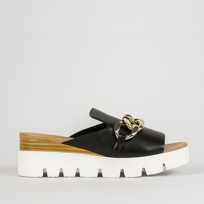 Django & Juliette Rablise Black - Women Wedge - Collective Shoes 