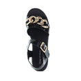 Load image into Gallery viewer, DJANGO & JULIETTE RACAS BLACK NATURAL PATENT - Women Sandals - Collective Shoes 

