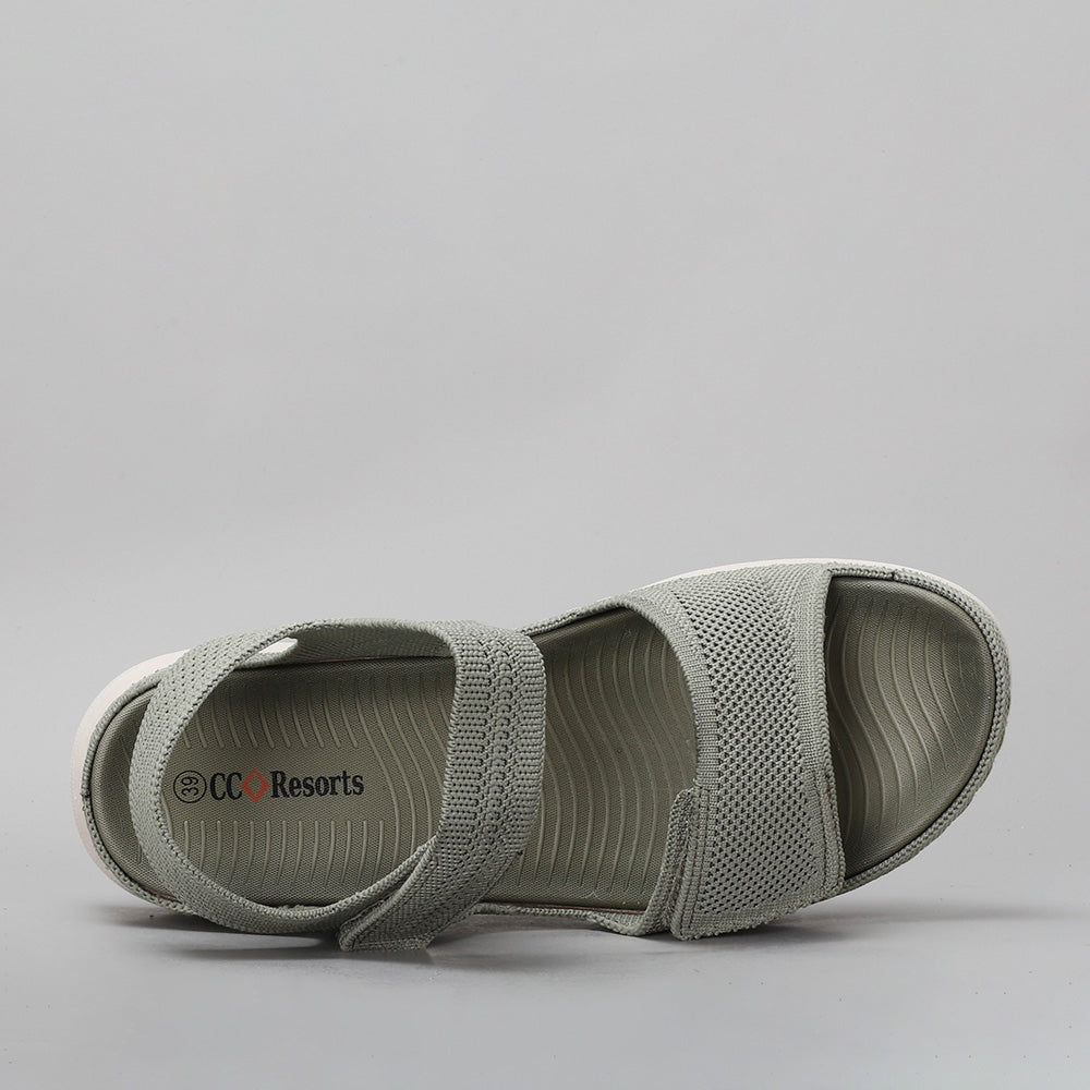 CC RESORTS RAM LIGHT KHAKI - Women Sandals - Collective Shoes 