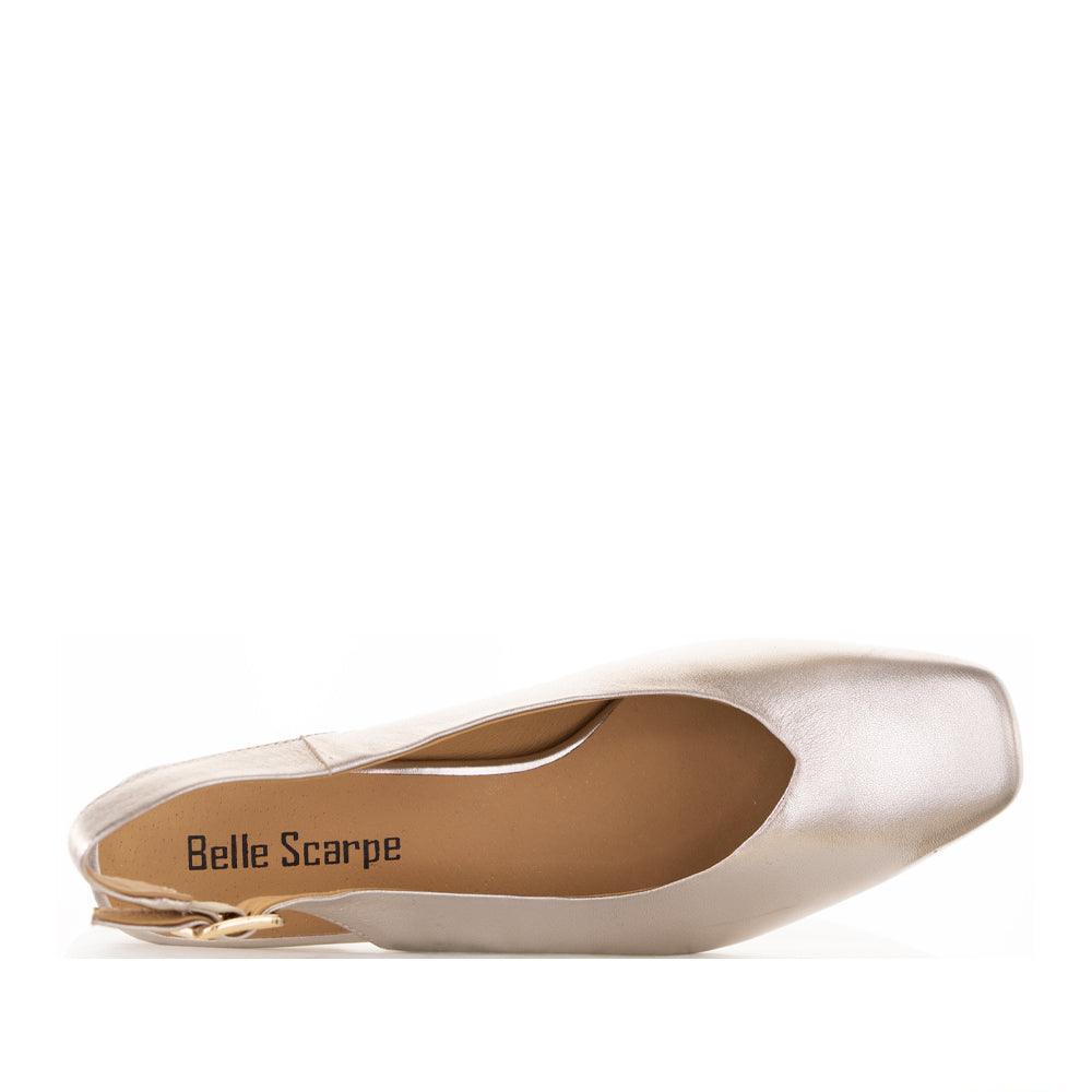 BELLE SCARPE RECORD PALE GOLD - Women Sandals - Collective Shoes 
