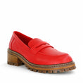 Load image into Gallery viewer, LE SANSA ZOEY RED - Women Loafers - Collective Shoes 
