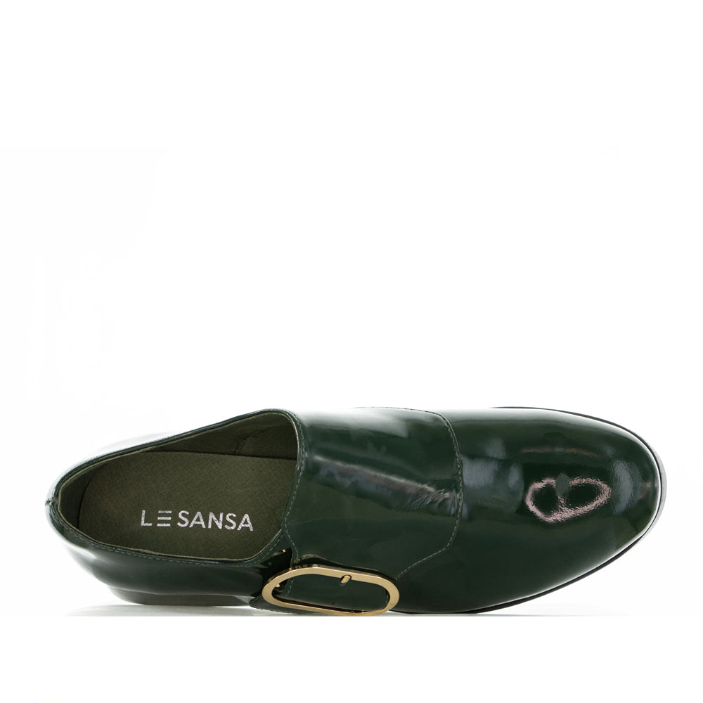 LE SANSA RICE BOTTLE GREEN - Women Loafers - Collective Shoes 