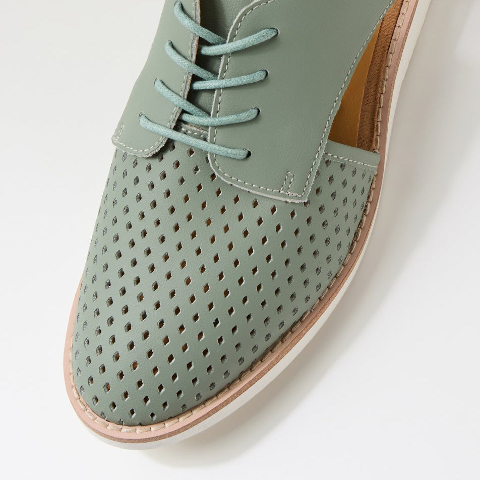 ROLLIE SIDECUT PUNCH REC SAGE GREEN - Women Sneakers - Collective Shoes 