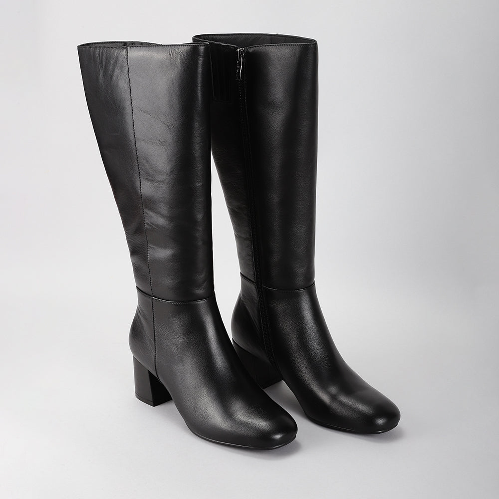 LE SANSA ROBEL BLACK - Women High Boots - Collective Shoes 