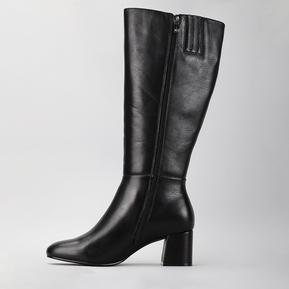 LE SANSA ROBEL BLACK - Women High Boots - Collective Shoes 