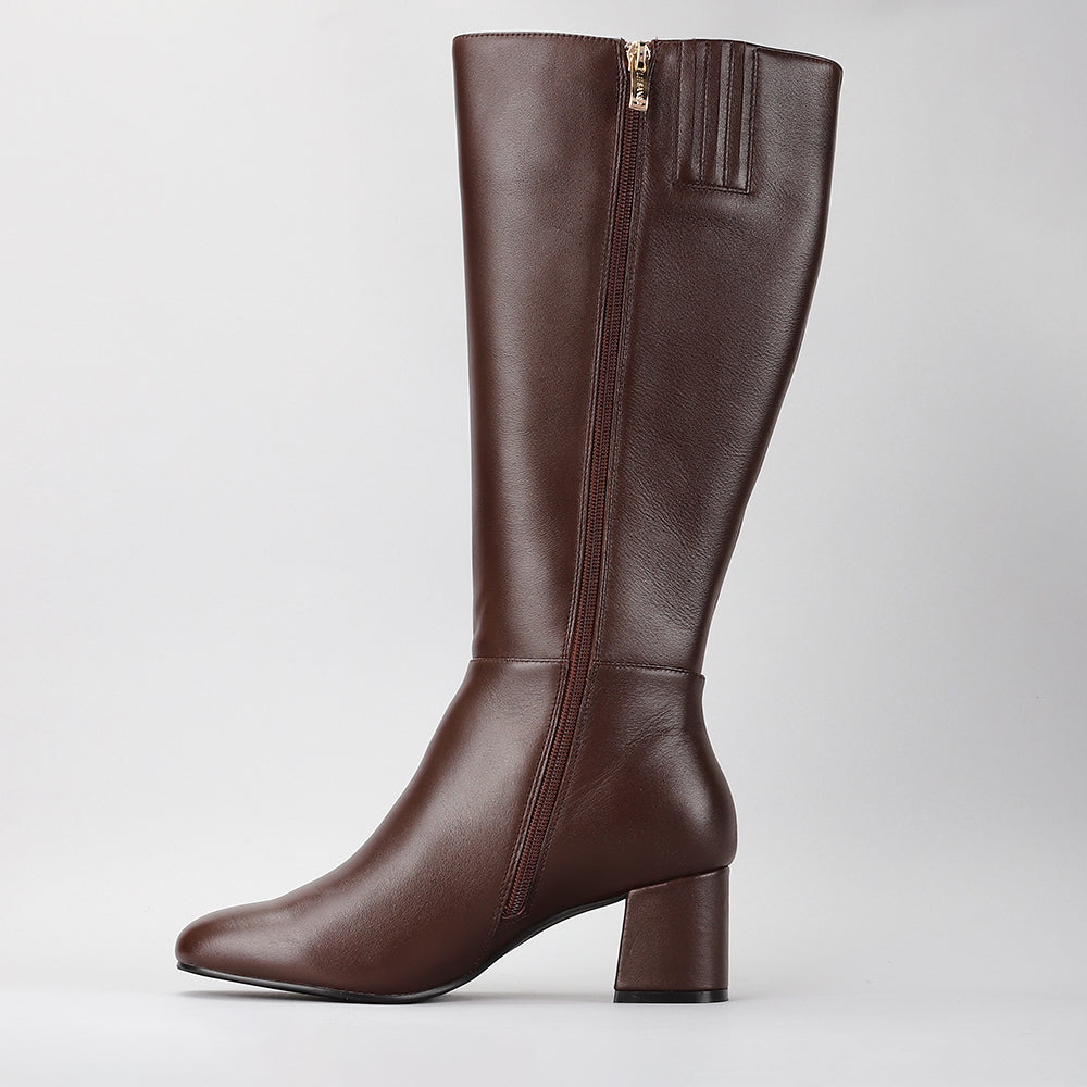 LE SANSA ROBEL CHOCO - Women High Boots - Collective Shoes 