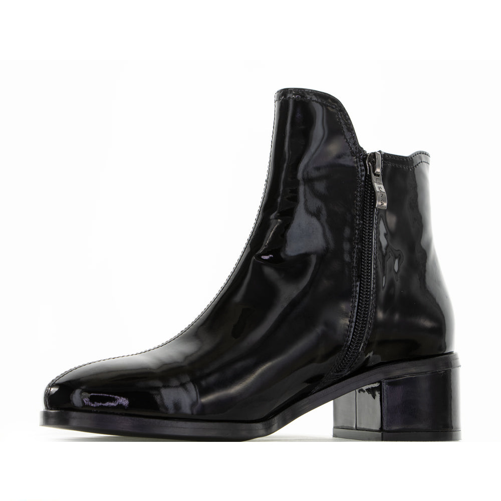 LE SANSA ROMY BLACK PATENT - Women Boots - Collective Shoes 