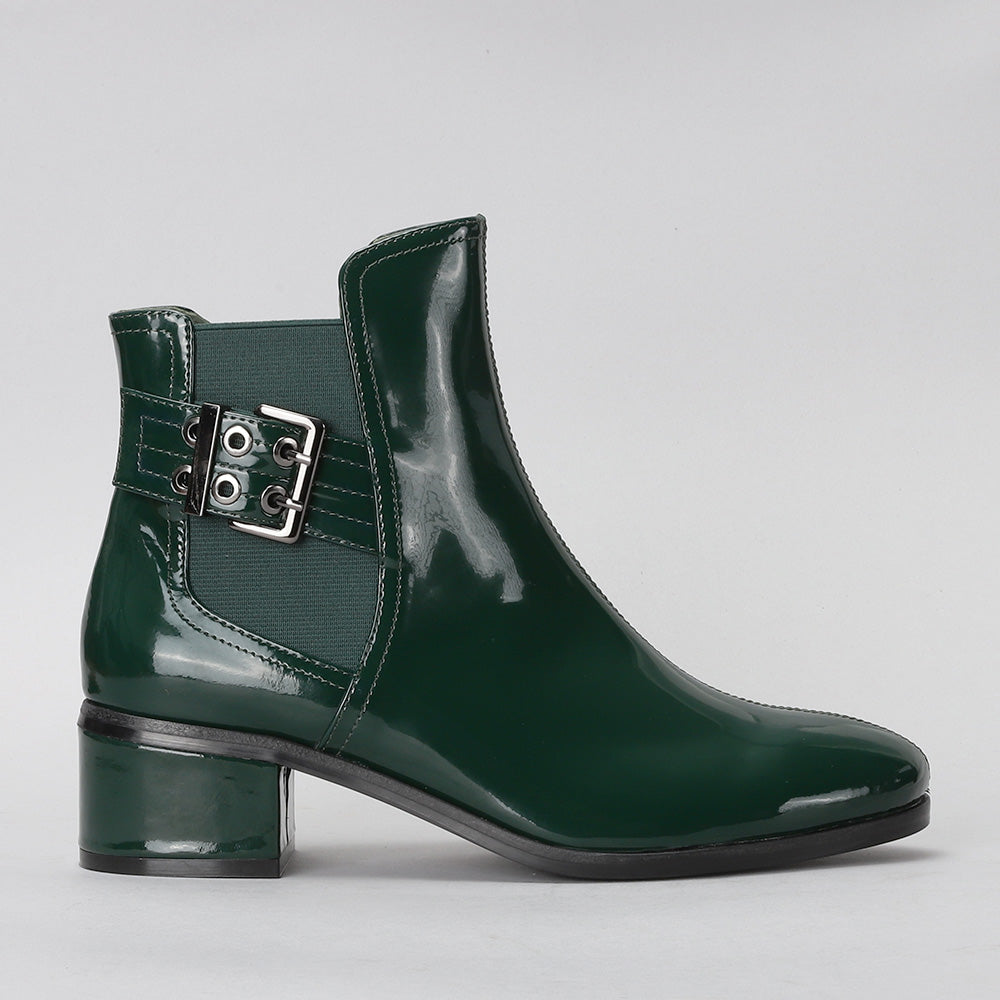 LE SANSA ROMY BOTTLE GREEN - Women Boots - Collective Shoes 