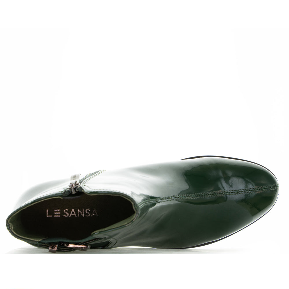 LE SANSA ROMY BOTTLE GREEN - Women Boots - Collective Shoes 