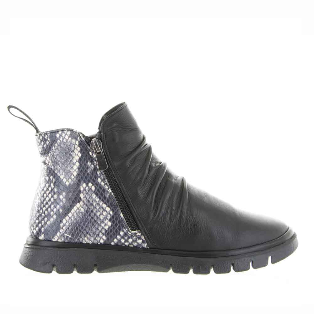 LESANSA RUBEL BLACK PRINT - Women Boots - Collective Shoes 