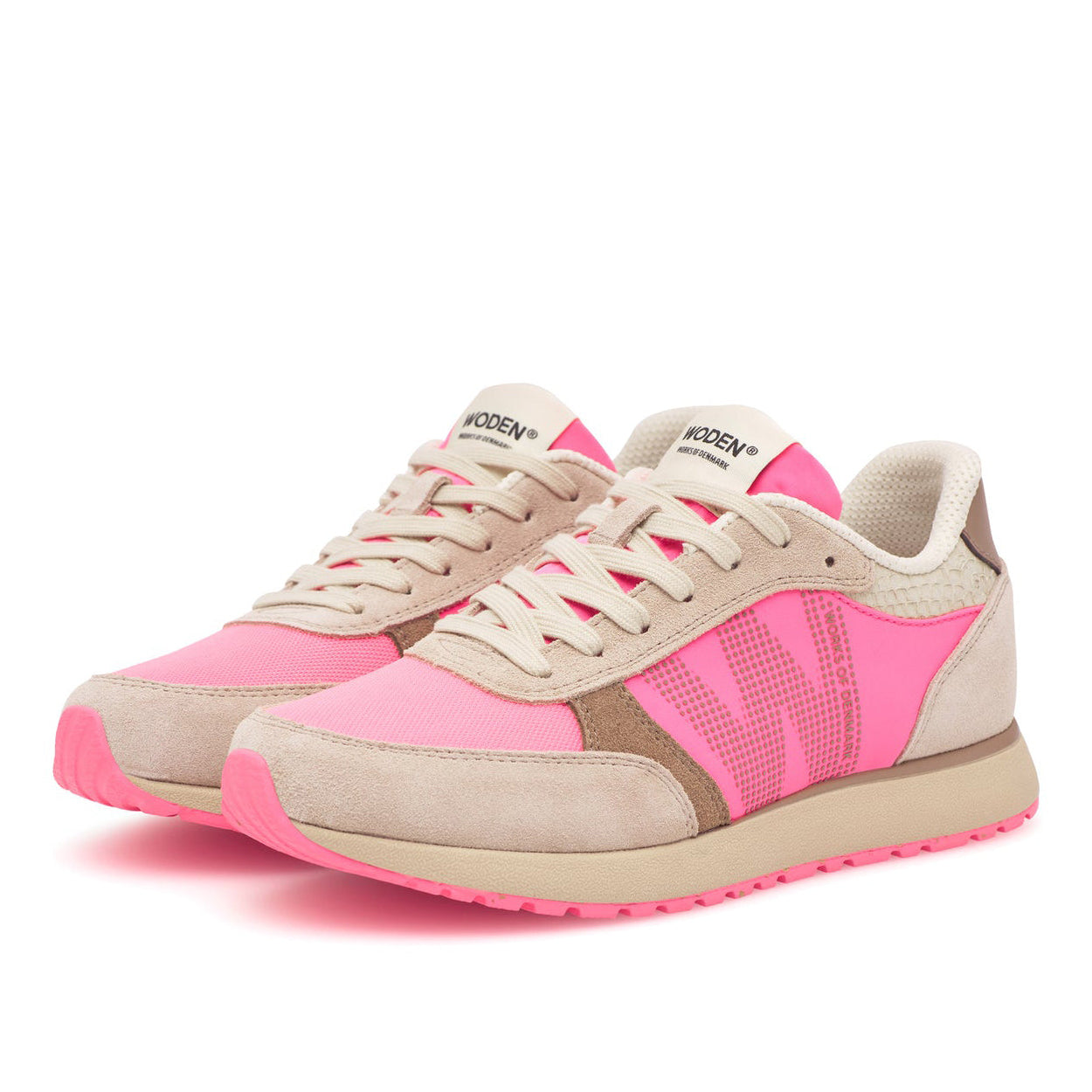 WODEN RONJA TRICOLOR RASPBERRY MULTI - Women Sneakers - Collective Shoes 