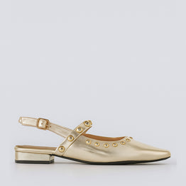 BRESLEY SABUR GOLD - Women Sandals - Collective Shoes 