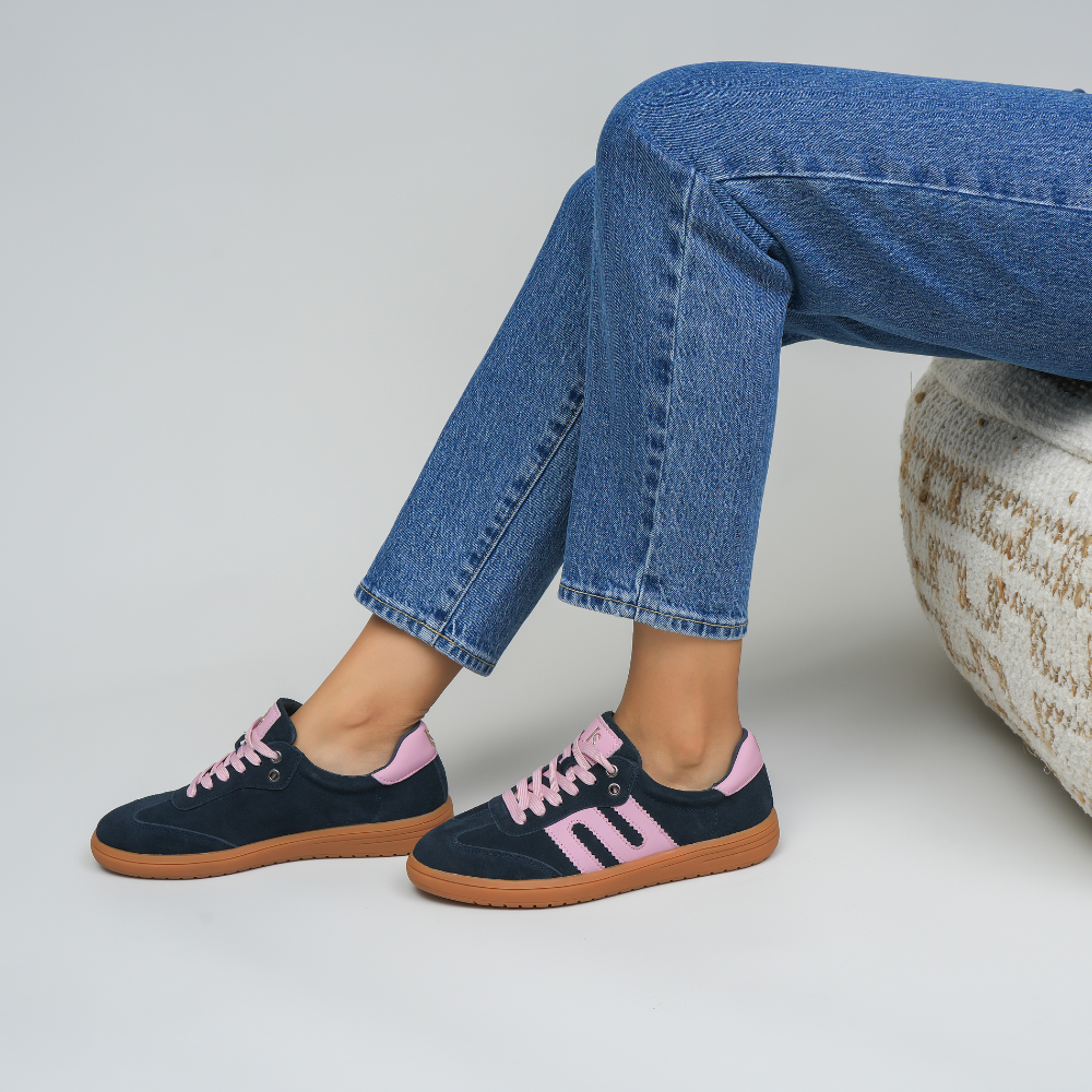 LE SANSA JUNO NAVY / BABY PINK - Women Sneakers - Collective Shoes 