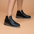 Load image into Gallery viewer, LE SANSA BASEL BLACK - Women Boots - Collective Shoes 
