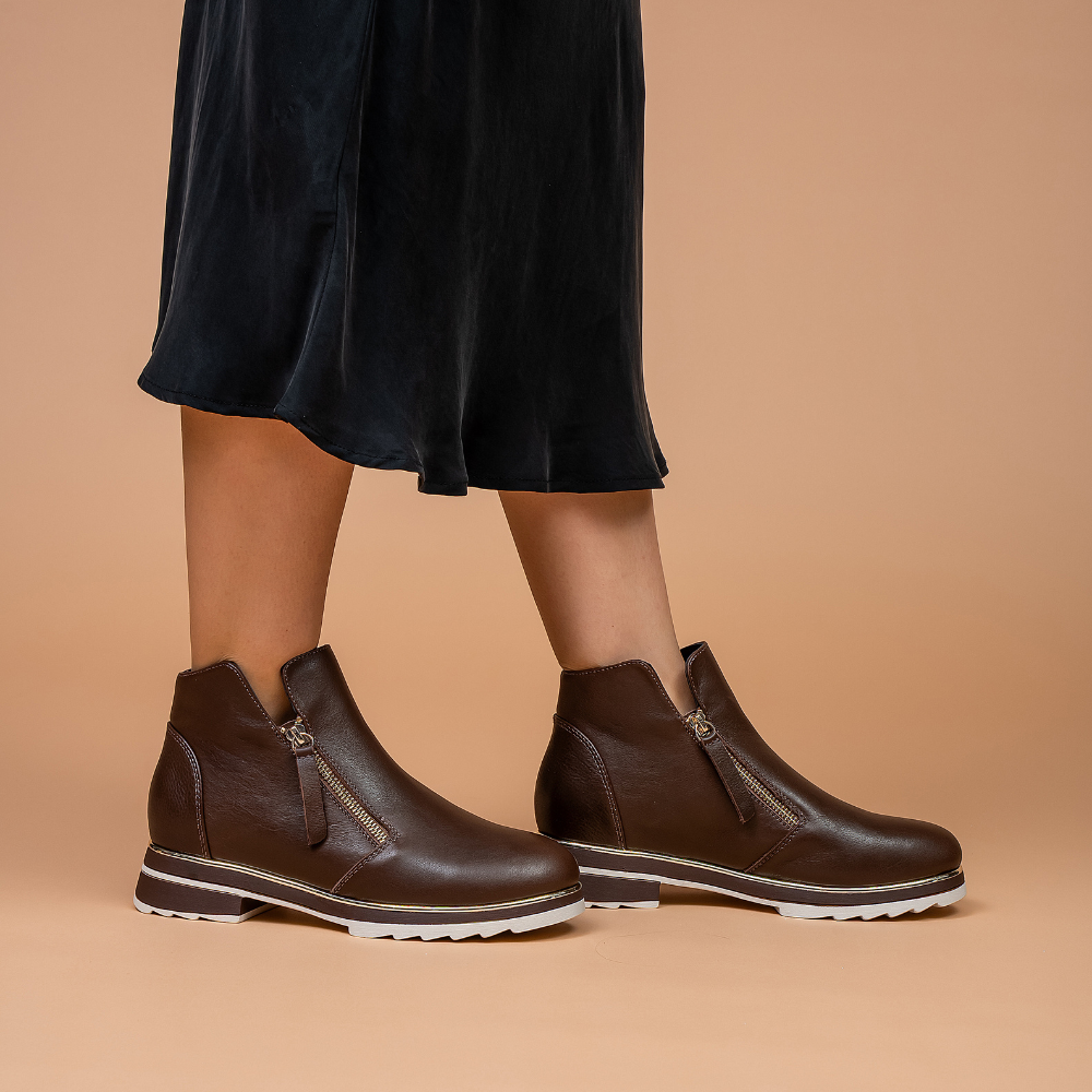 LE SANSA BASEL CHOCOLATE - Women Boots - Collective Shoes 