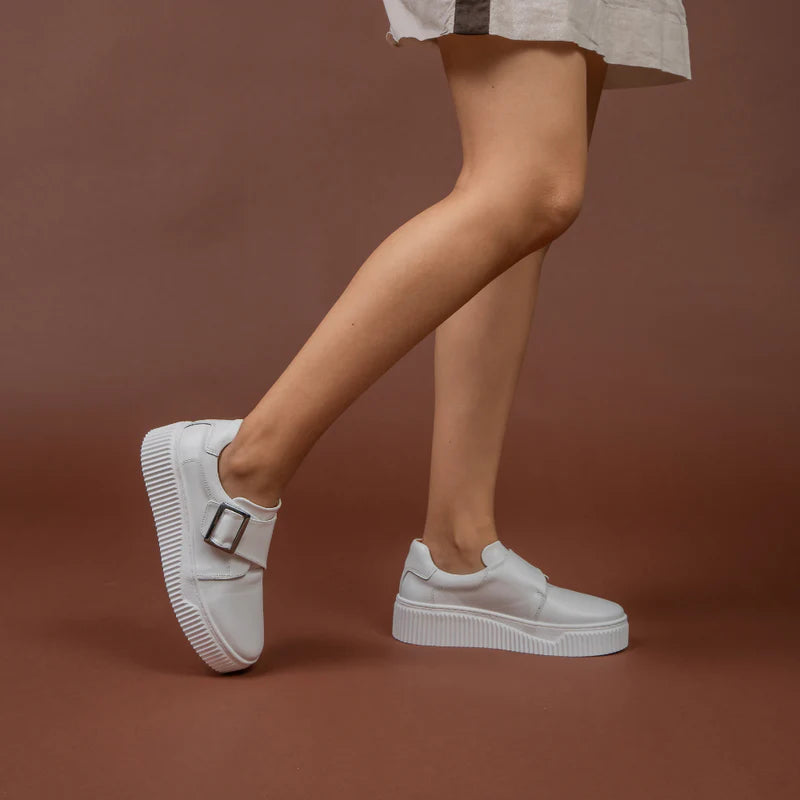 LE SANSA PHILIA WHITE - Women Sneakers - Collective Shoes 