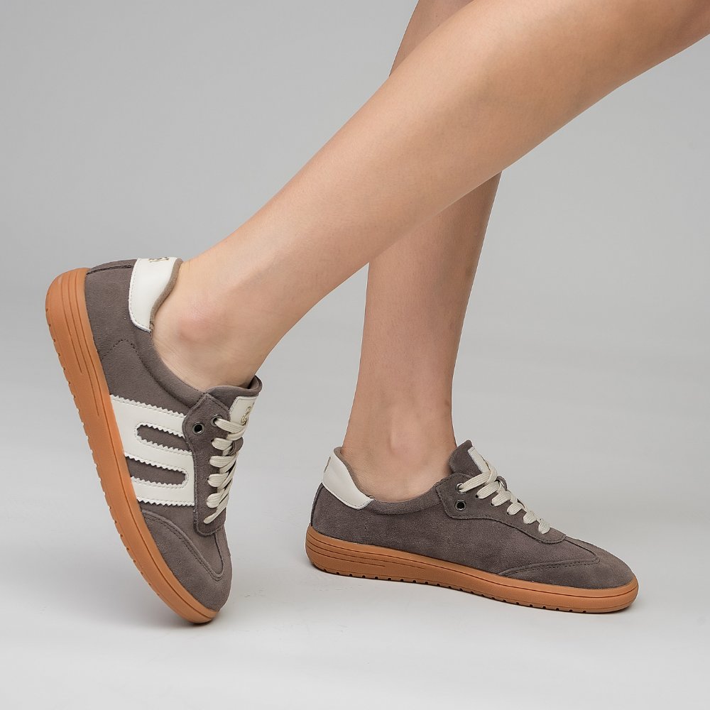 LE SANSA JUNO BROWN / IVORY - Women Sneakers - Collective Shoes 