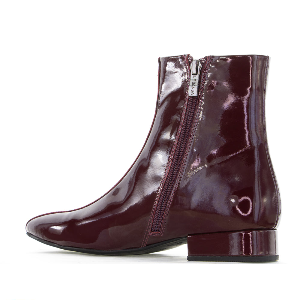 LE SANSA SASHA MERLOT PATENT - Women Boots - Collective Shoes 