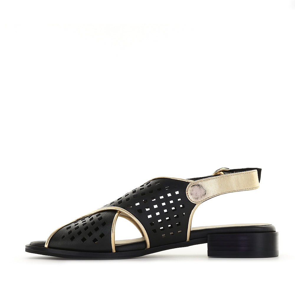BRESLEY SAMENA BLACK GOLD - Women Sandals - Collective Shoes 