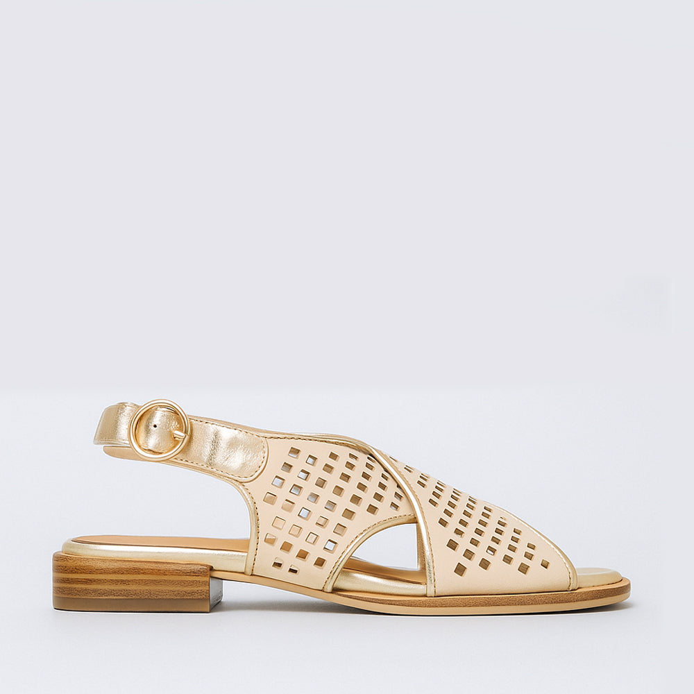 BRESLEY SAMENA SWAN GOLD - Women Sandals - Collective Shoes 