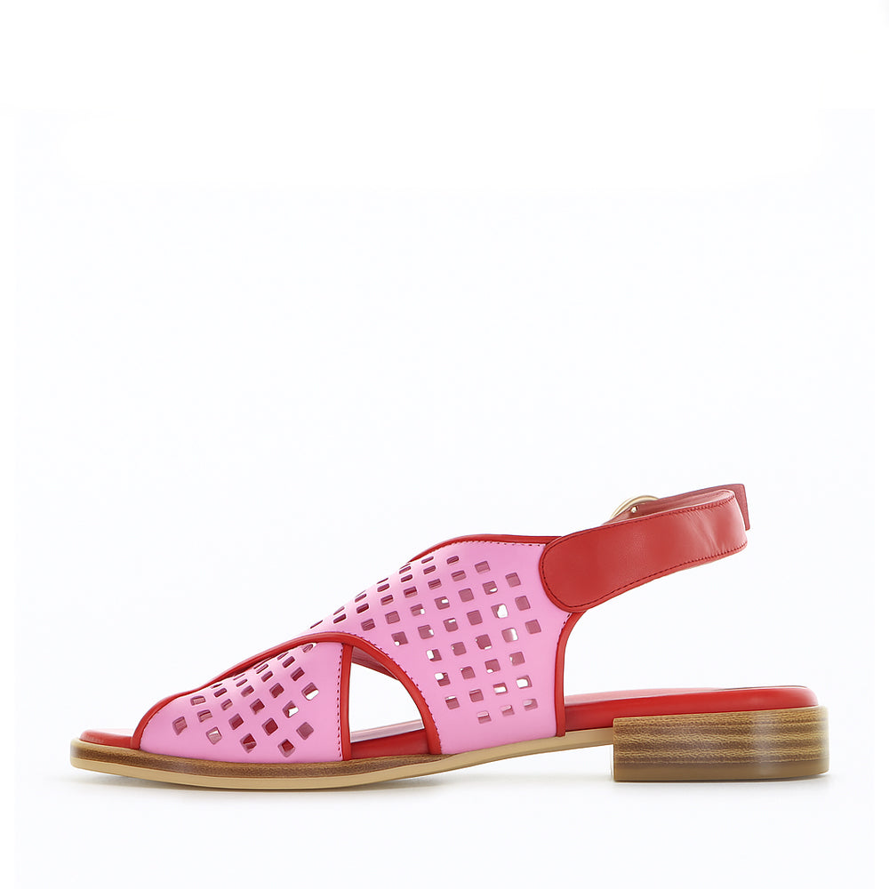 BRESLEY SAMENA CANDYFLOSS RED - Women Sandals - Collective Shoes 