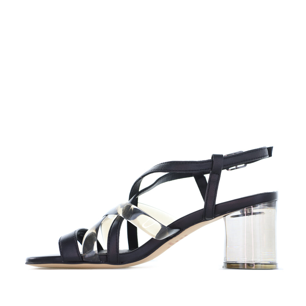 DJANGO & JULIETTE SANCHIAS BLACK SMOKE - Women Sandals - Collective Shoes 