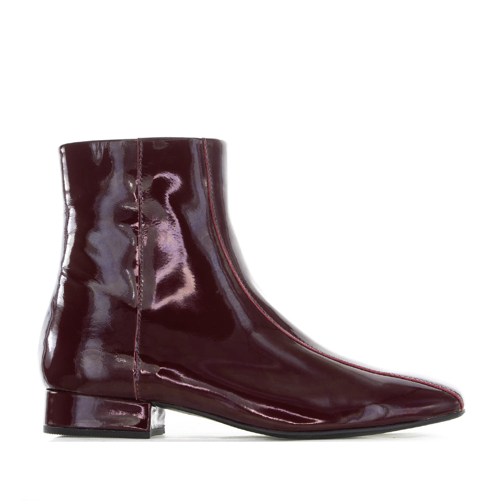 LE SANSA SASHA MERLOT PATENT - Women Boots - Collective Shoes 