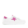 Load image into Gallery viewer, LE SANSA SAVIS WHITE PINK STAR - Women sneakers - Collective Shoes 
