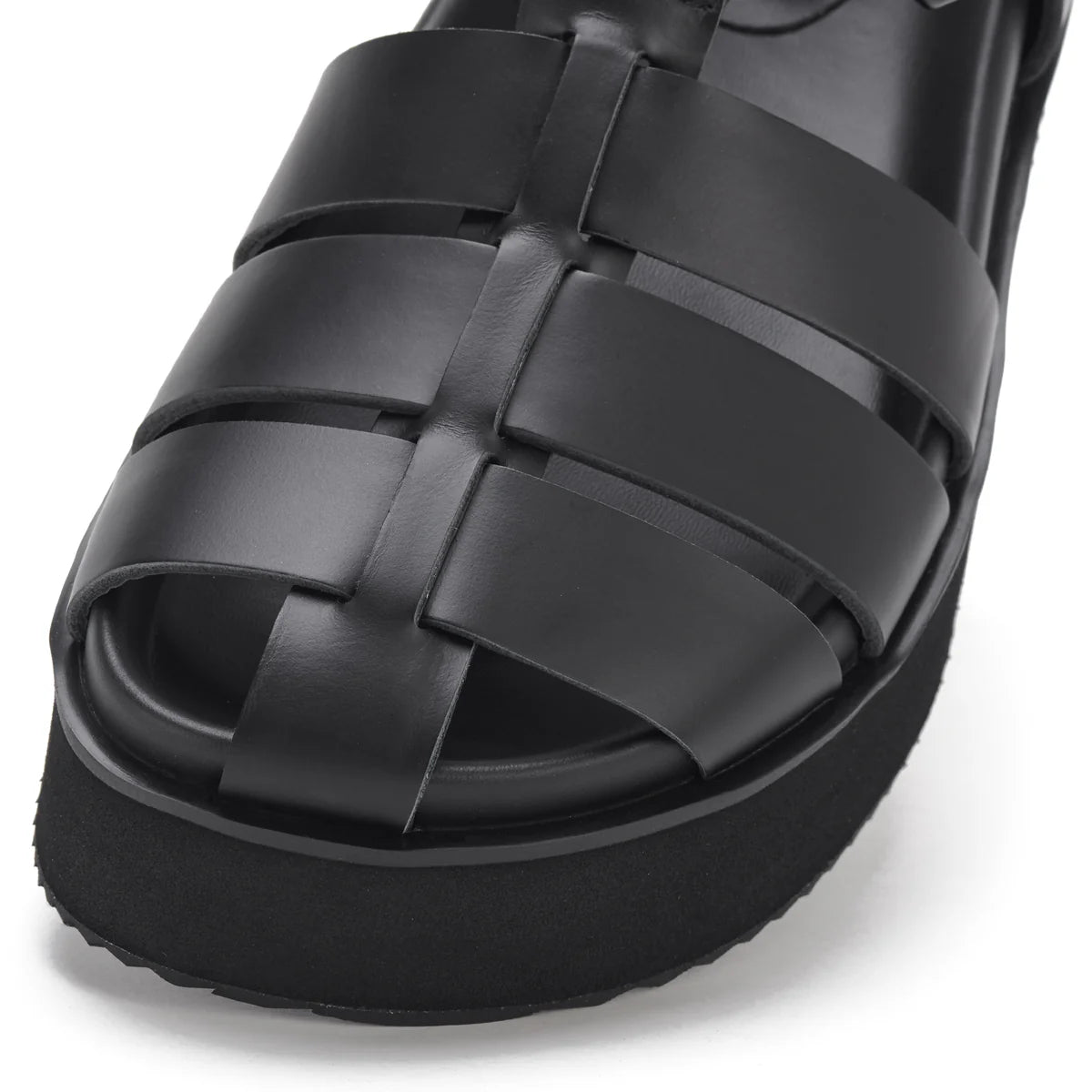 ROLLIE ACE FISHERMAN ALL BLACK - Women Sandals - Collective Shoes 