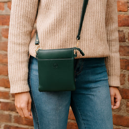 SECOND NATURE ST64 BOTTLE GREEN - Women Handbags - Collective Shoes 