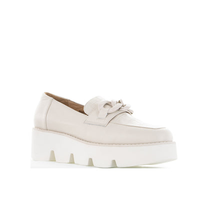 BRESLEY SHAMIN BONE CROC - Women Loafers - Collective Shoes 