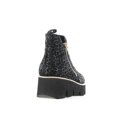BRESLEY SIGI BLACK LEOPARD - Women Boots - Collective Shoes 