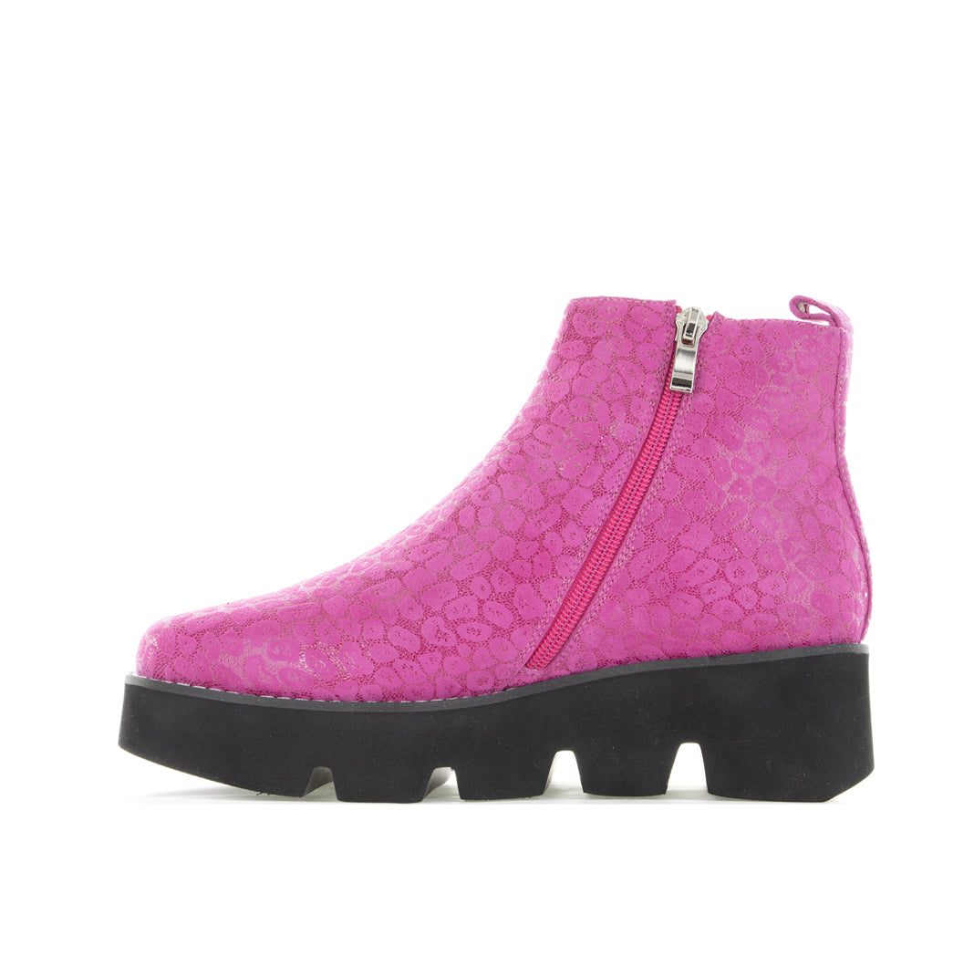 BRESLEY SIGI HOT PINK LEOPARD - Women Boots - Collective Shoes 