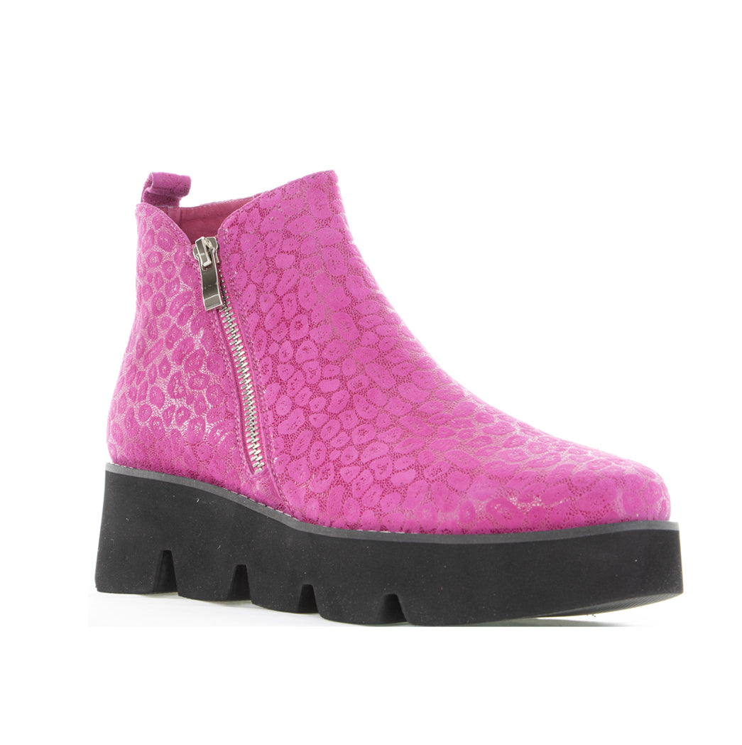 BRESLEY SIGI HOT PINK LEOPARD - Women Boots - Collective Shoes 