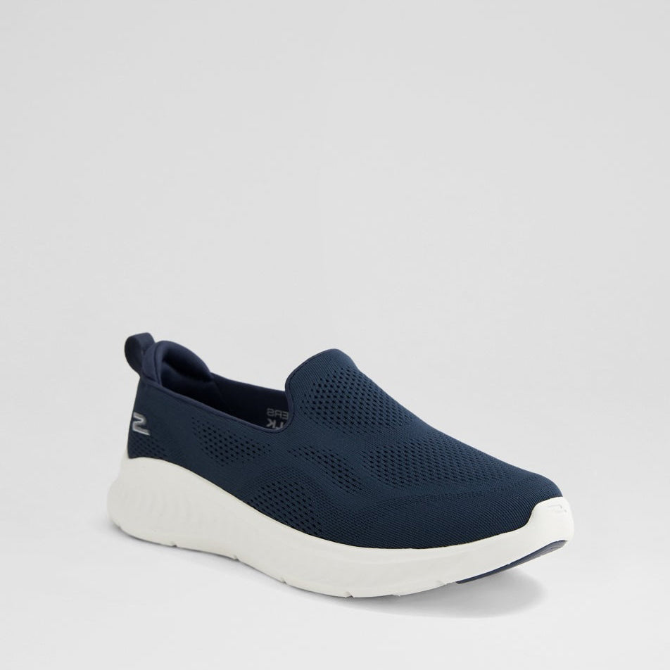 SKECHERS GO WALK NOW NAVY WHITE - Women Slip-ons - Collective Shoes 