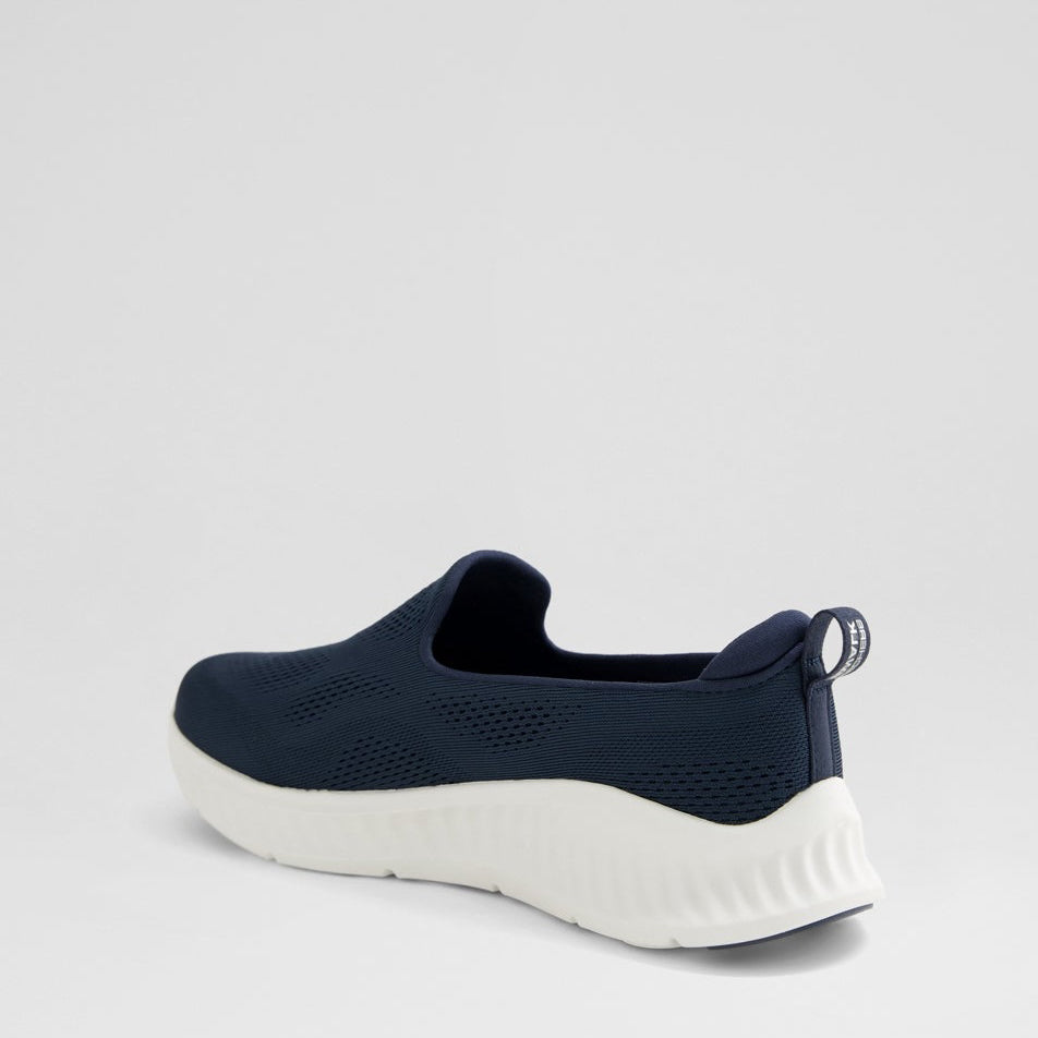 SKECHERS GO WALK NOW NAVY WHITE - Women Slip-ons - Collective Shoes 
