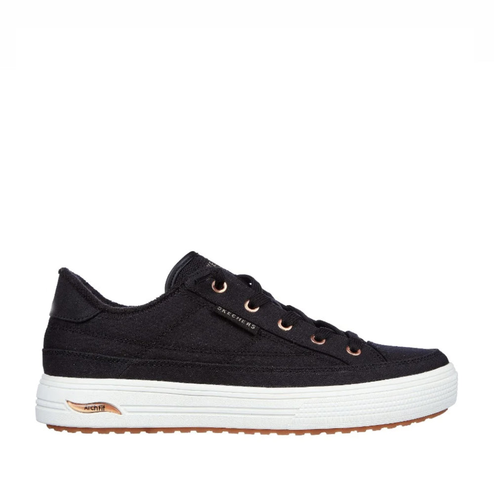SKECHERS ARCH FIT ARCADE BLACK - Women Sneakers - Collective Shoes 