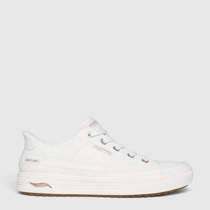 SKECHERS ARCH FIT ARCADE SEE YA THERE WHITE