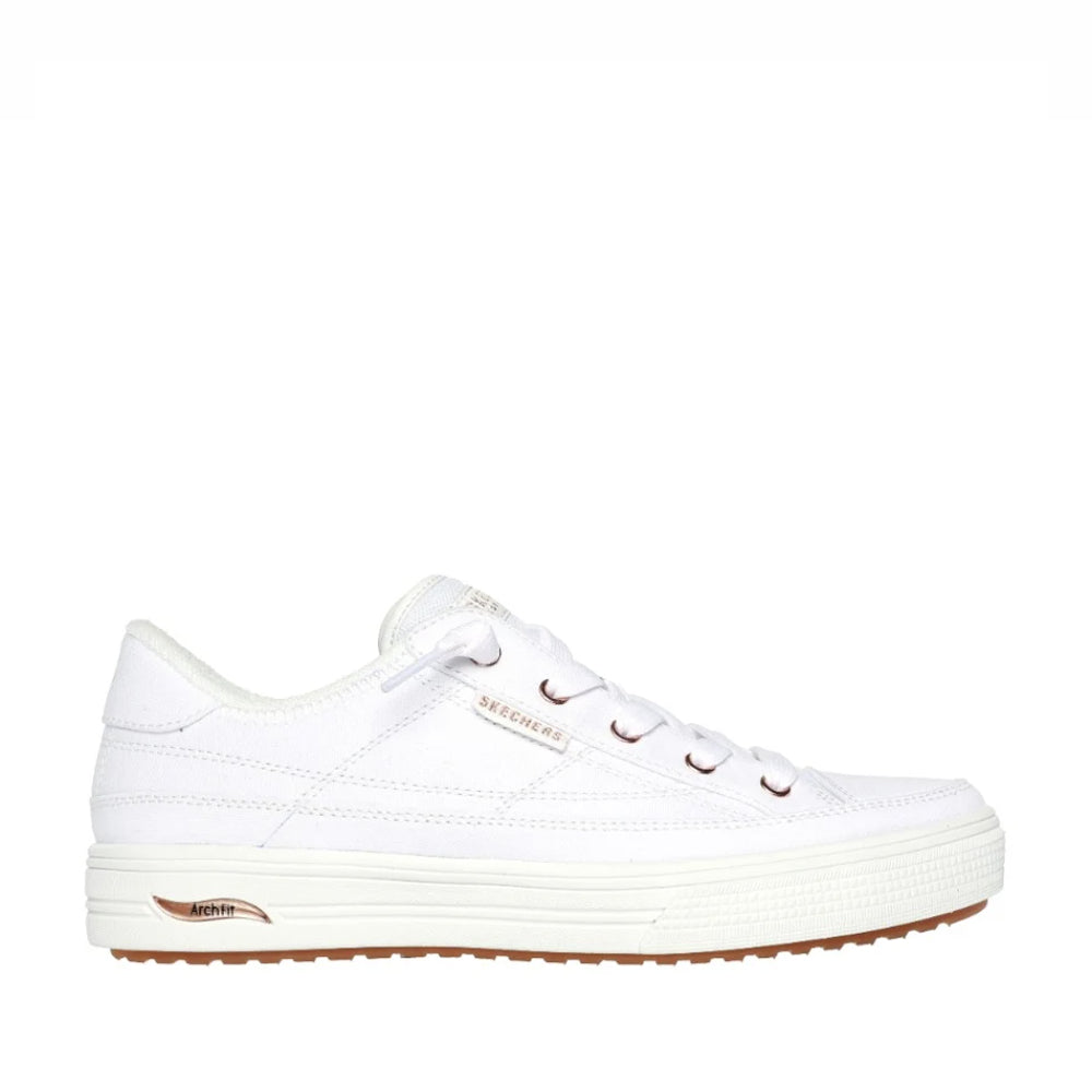 SKECHERS ARCH FIT ARCADE WHITE - Women Sneakers - Collective Shoes 