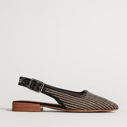 EOS SOPH BLACK GRASS - Women Sandals - Collective Shoes 
