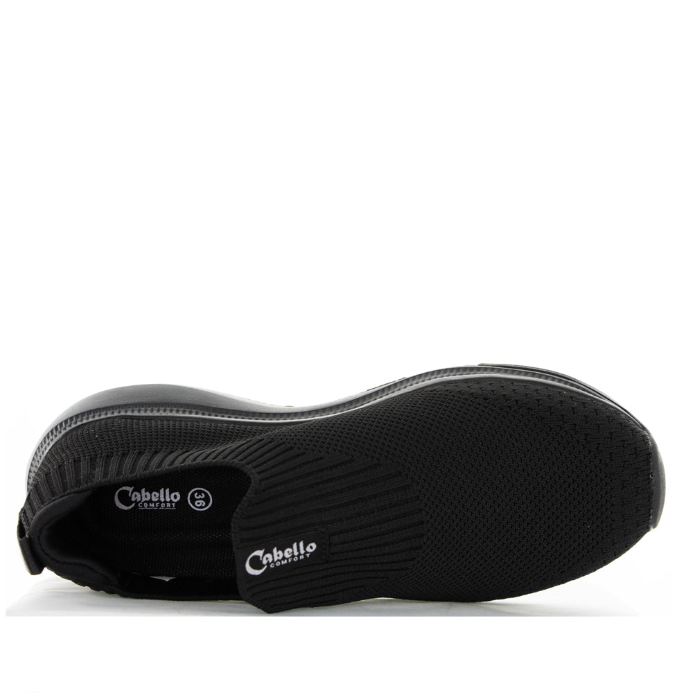 CABELLO STRIDE JET BLACK - Women Sneakers - Collective Shoes 