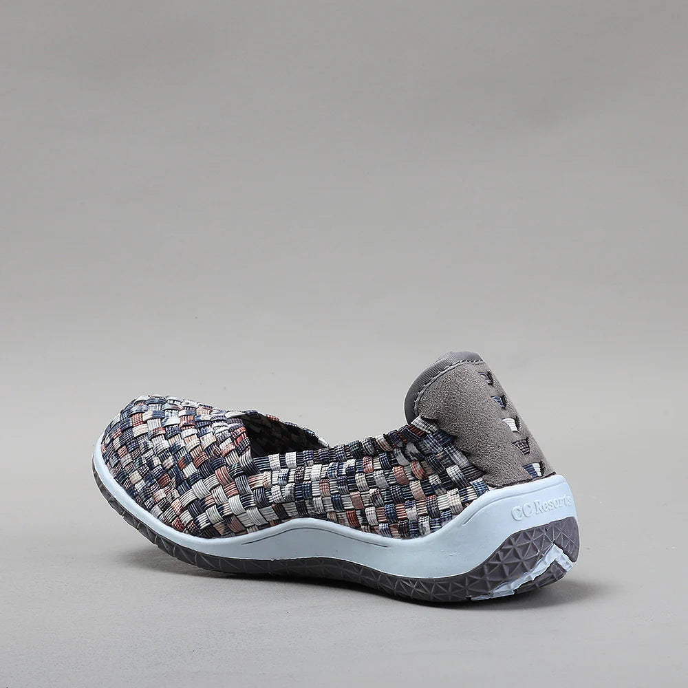 CC RESORTS SUGAR BROWN MULTI - Women Flats - Collective Shoes 