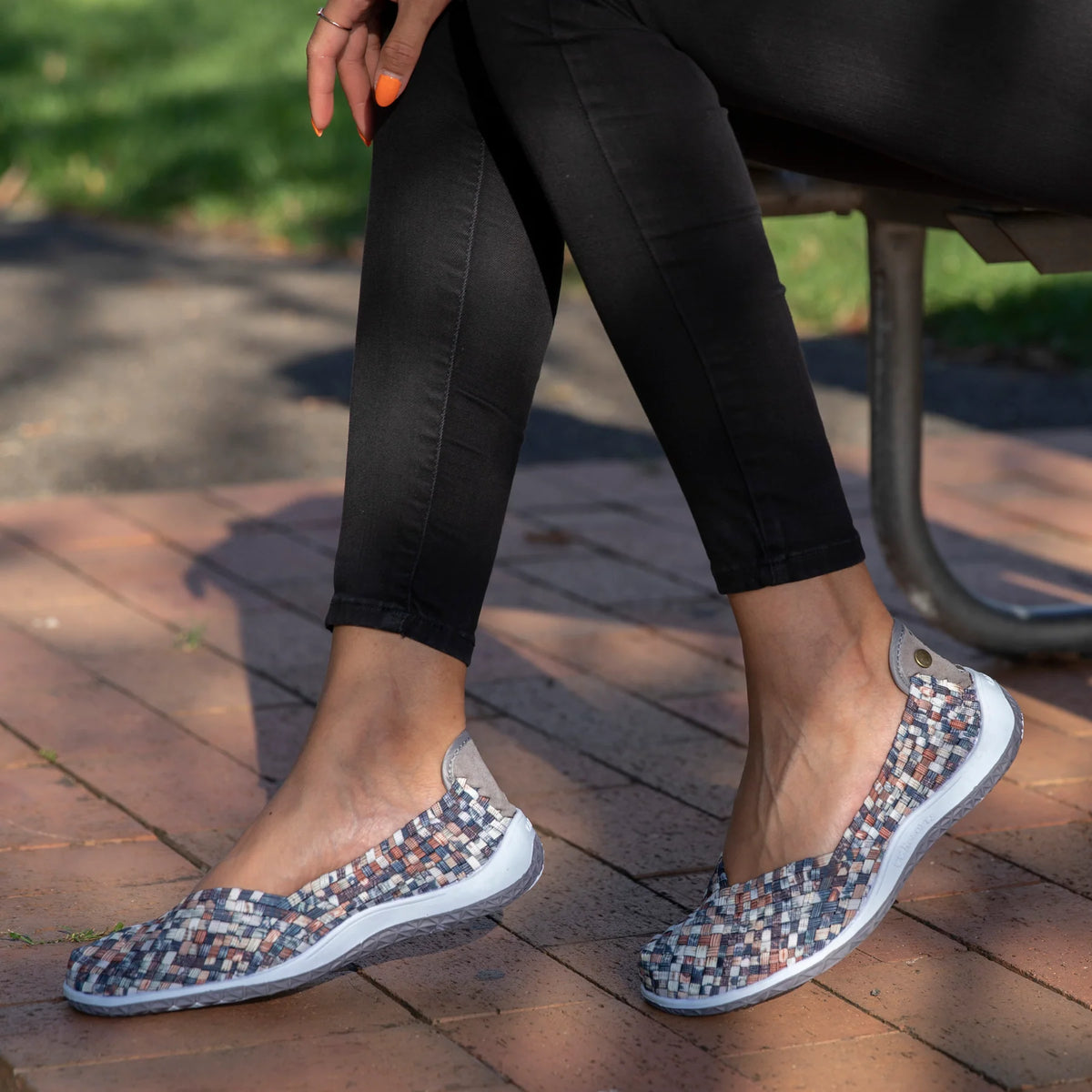 CC RESORTS SUGAR BROWN MULTI - Women Flats - Collective Shoes 