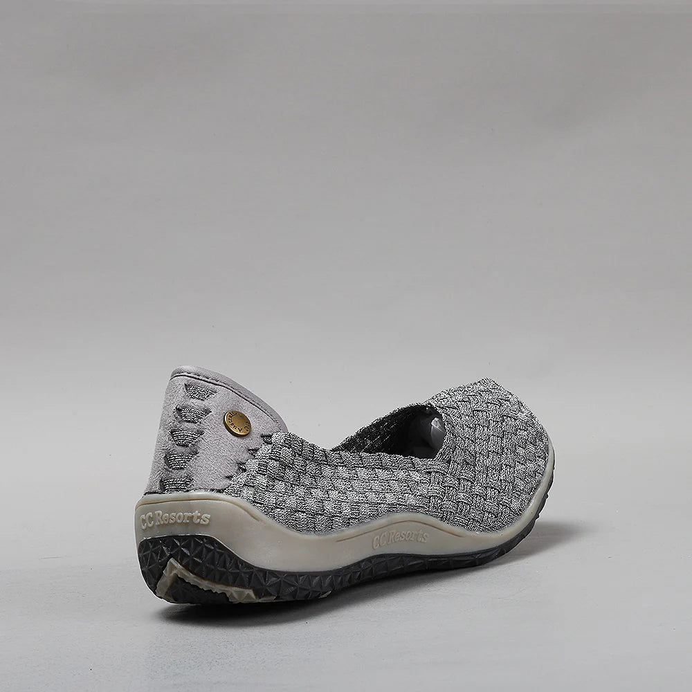 CC RESORTS SUGAR PEWTER - Women Flats - Collective Shoes 