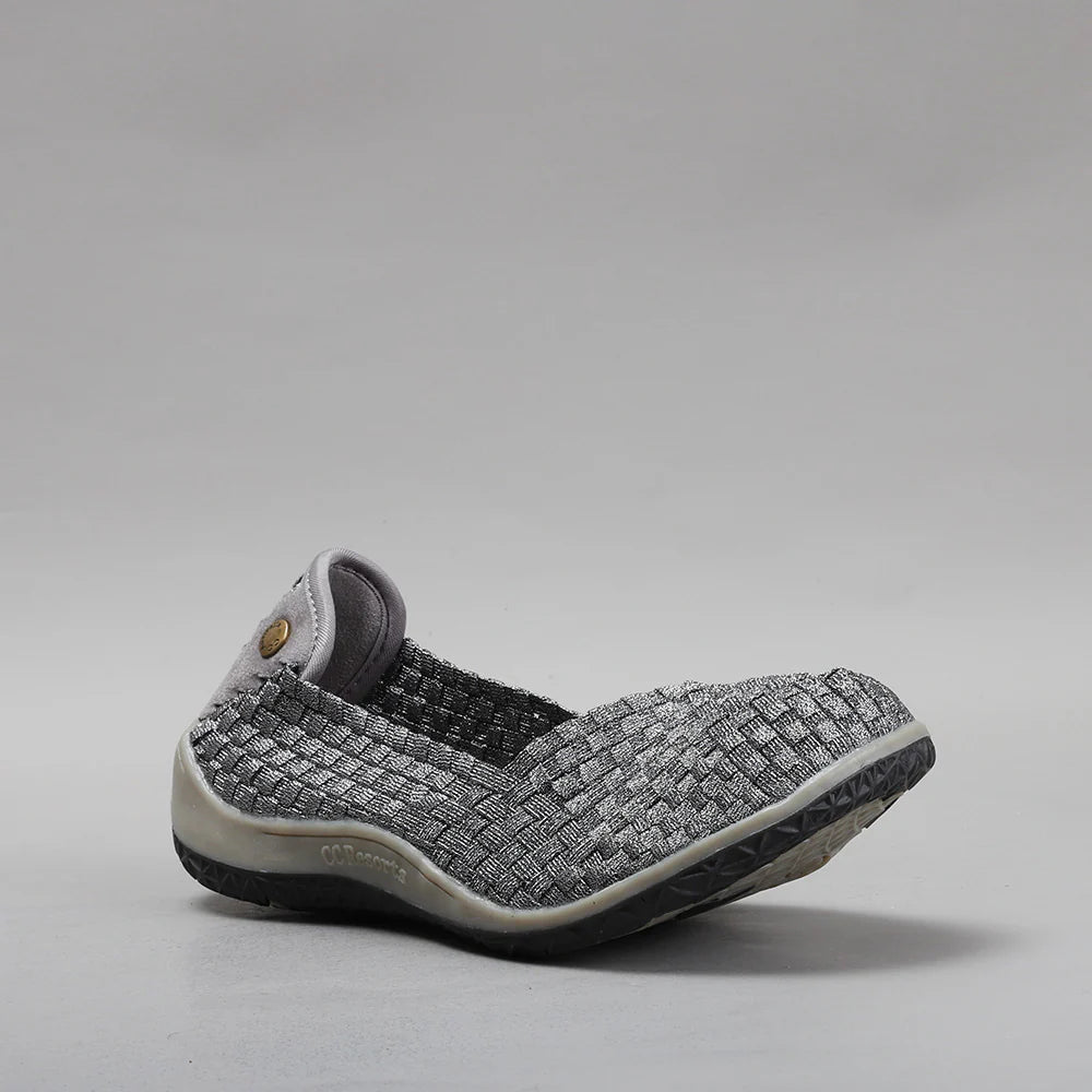 CC RESORTS SUGAR PEWTER - Women Flats - Collective Shoes 